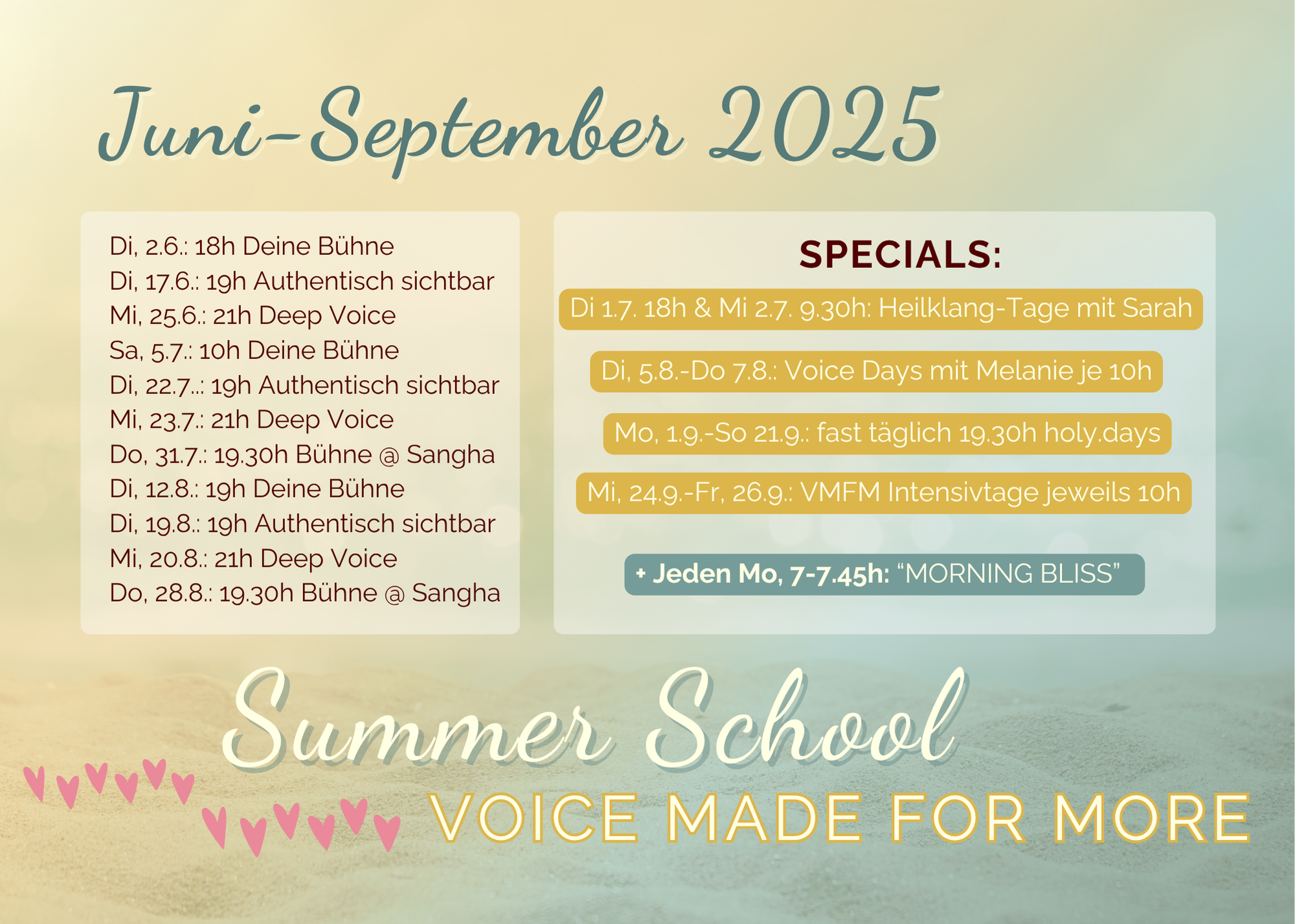 voice satsang termine